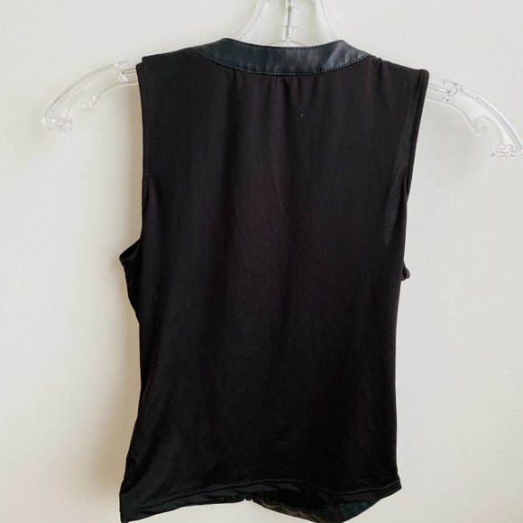 CARMIN_Black studded vest - Picture 2 of 4